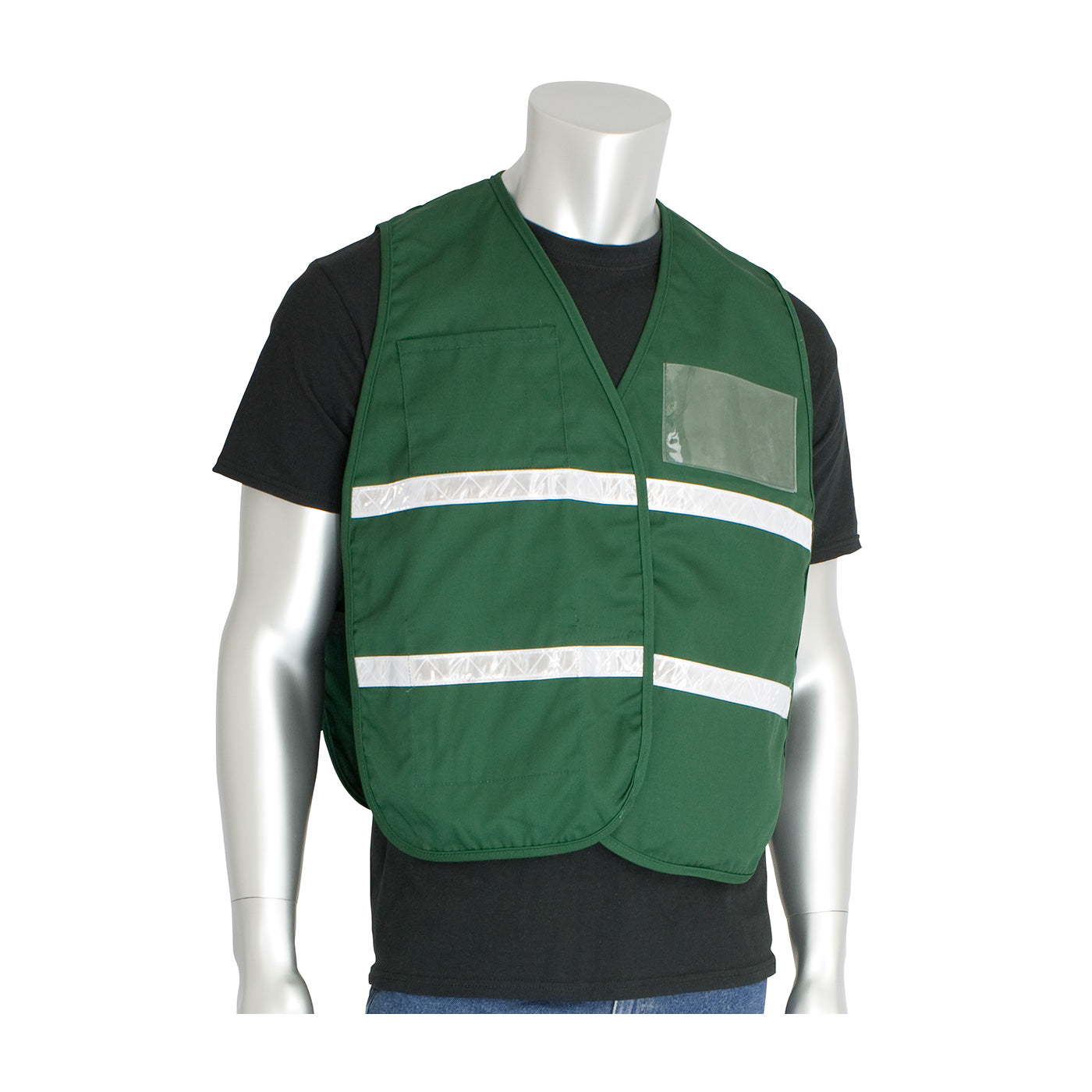 PIP 300-2514 Hi-Vis Safety Vest Cotton/Polyester Green