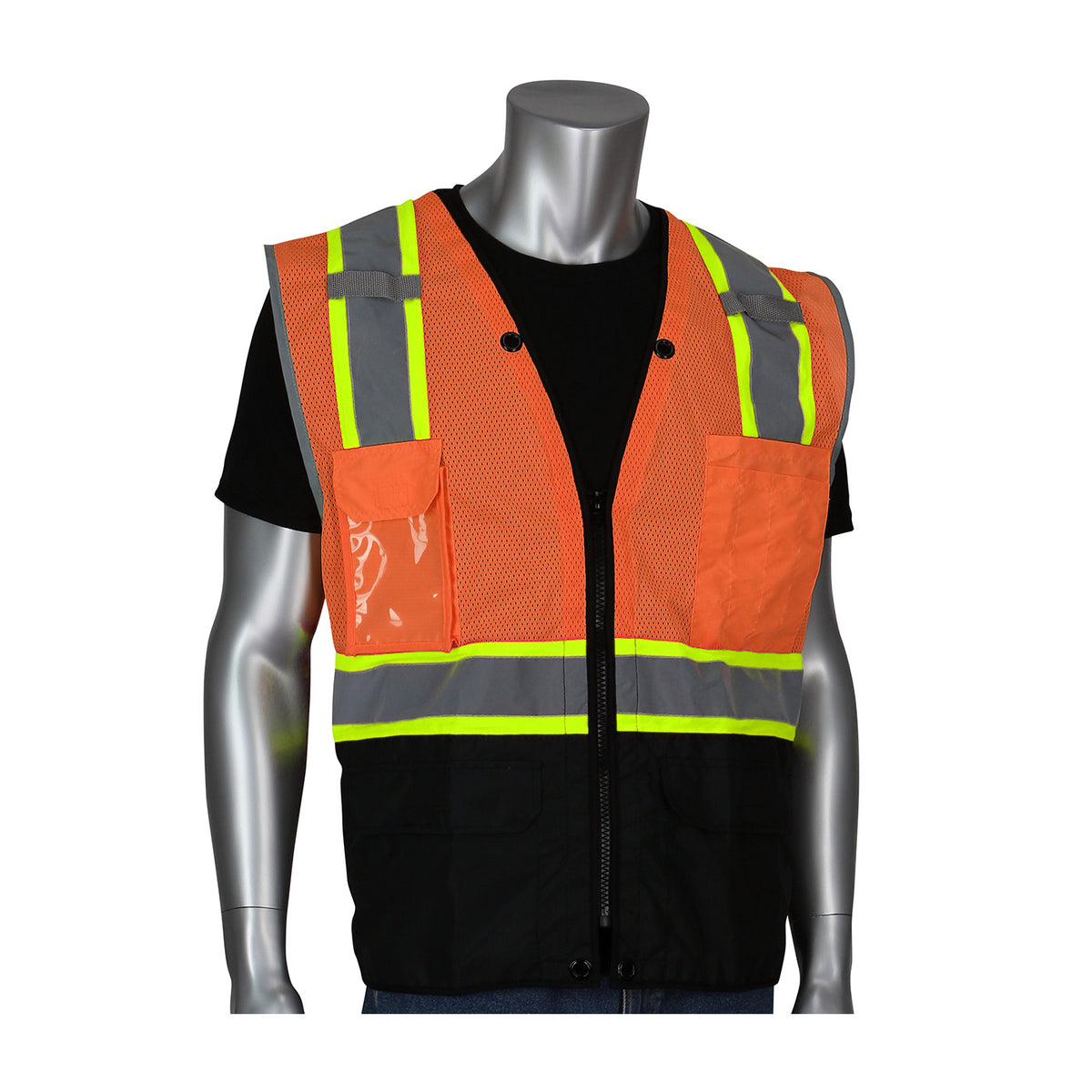 PIP 302-0650D Hi-Vis Tech-Ready Vest Ripstop Mesh Hi-Vis Orange