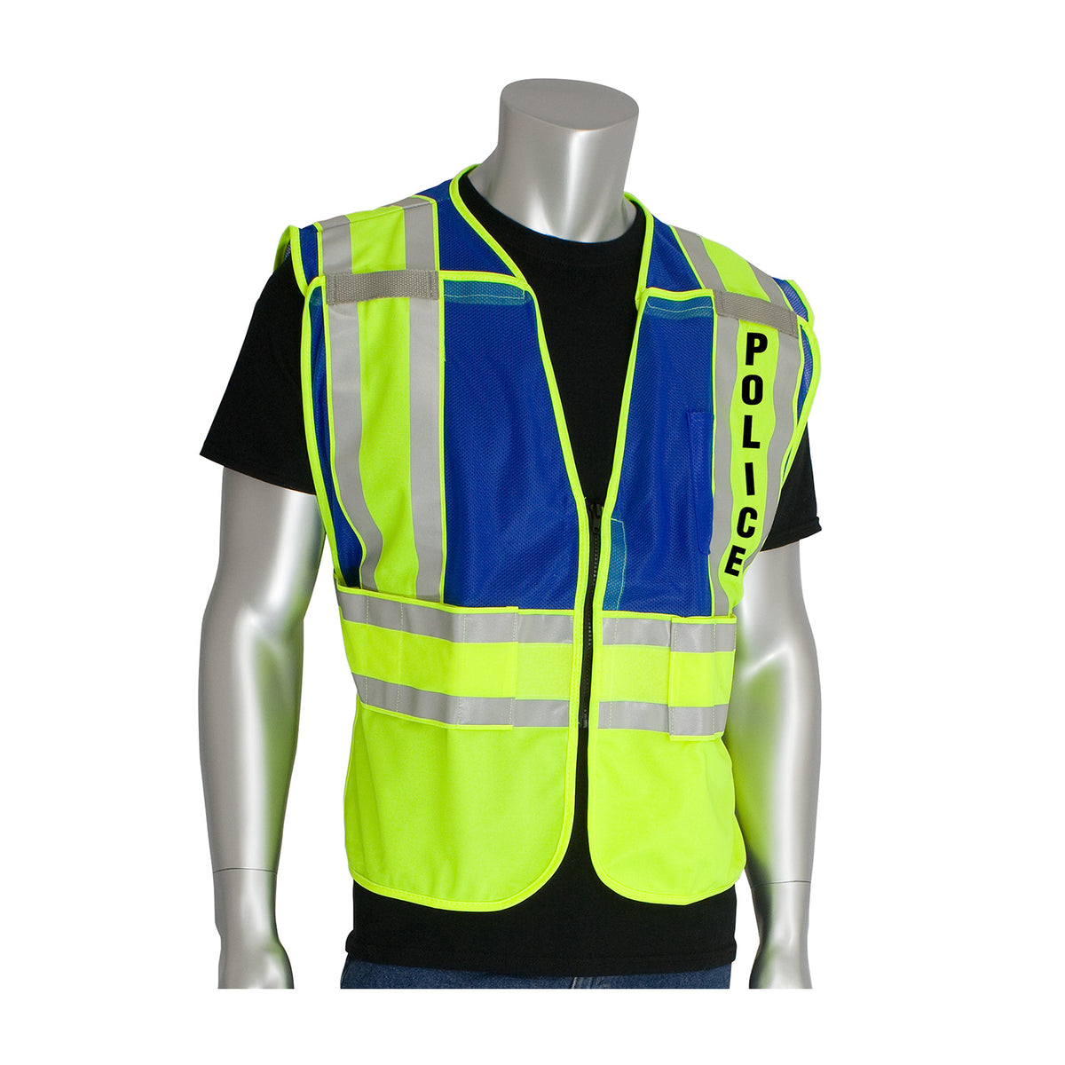 PIP 302-PSV-BLU Hi-Vis Safety Vest Mesh Blue