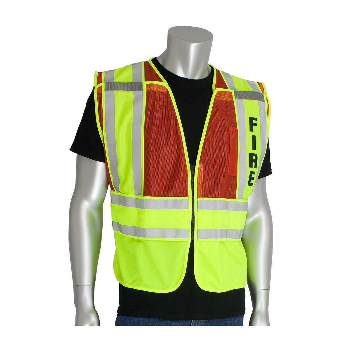 PIP 302-PSV-RED Hi-Vis Safety Vest Mesh Red
