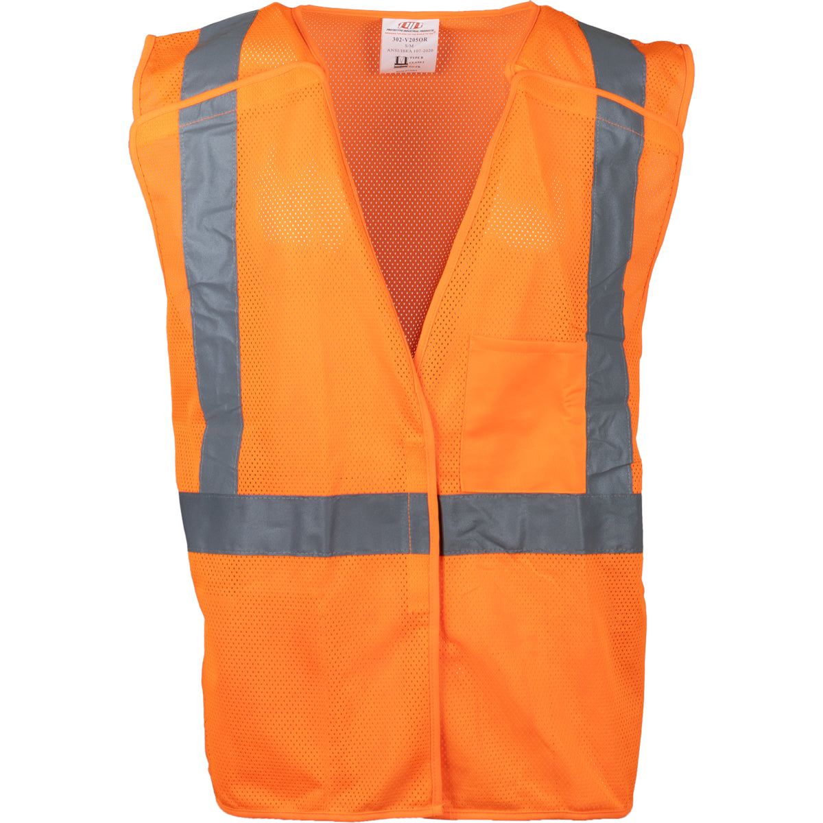 PIP 302-V205 Hi-Vis Mesh Vest Polyester Breakaway Hi-Vis Orange