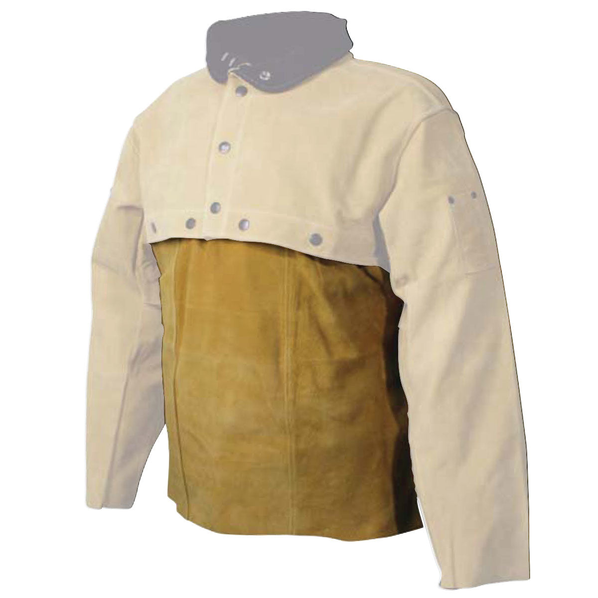Caiman 3032 Welding Bib Boarhide Leather Brown