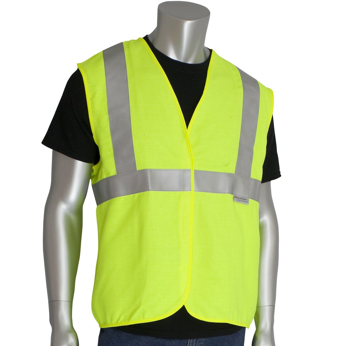 PIP 305-2200 FR Solid Vest Westex DH Arc Rated Hi-Vis Yellow