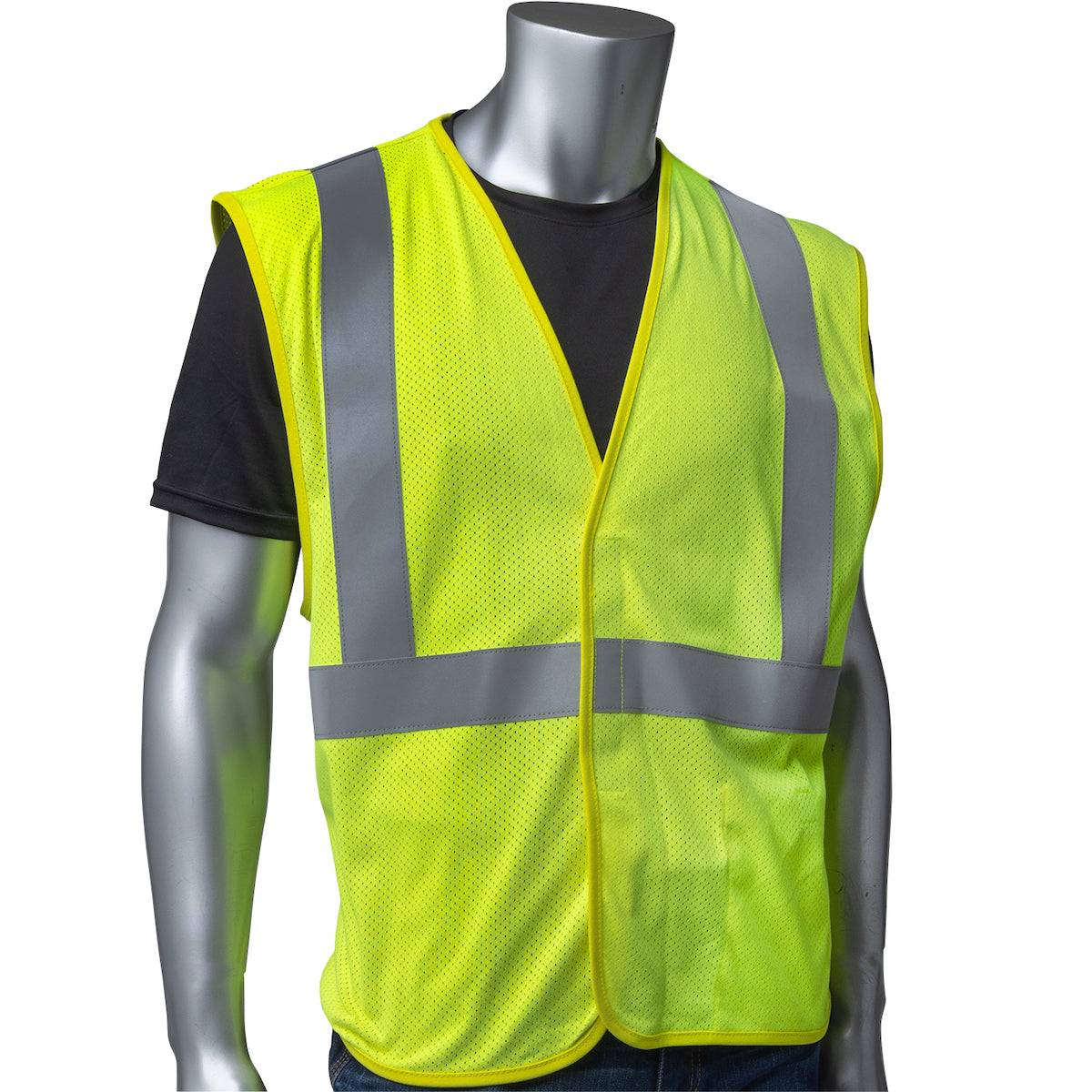 PIP 305-2105 FR Mesh Vest D-Ring Modacrylic Arc Rated Hi-Vis Yellow
