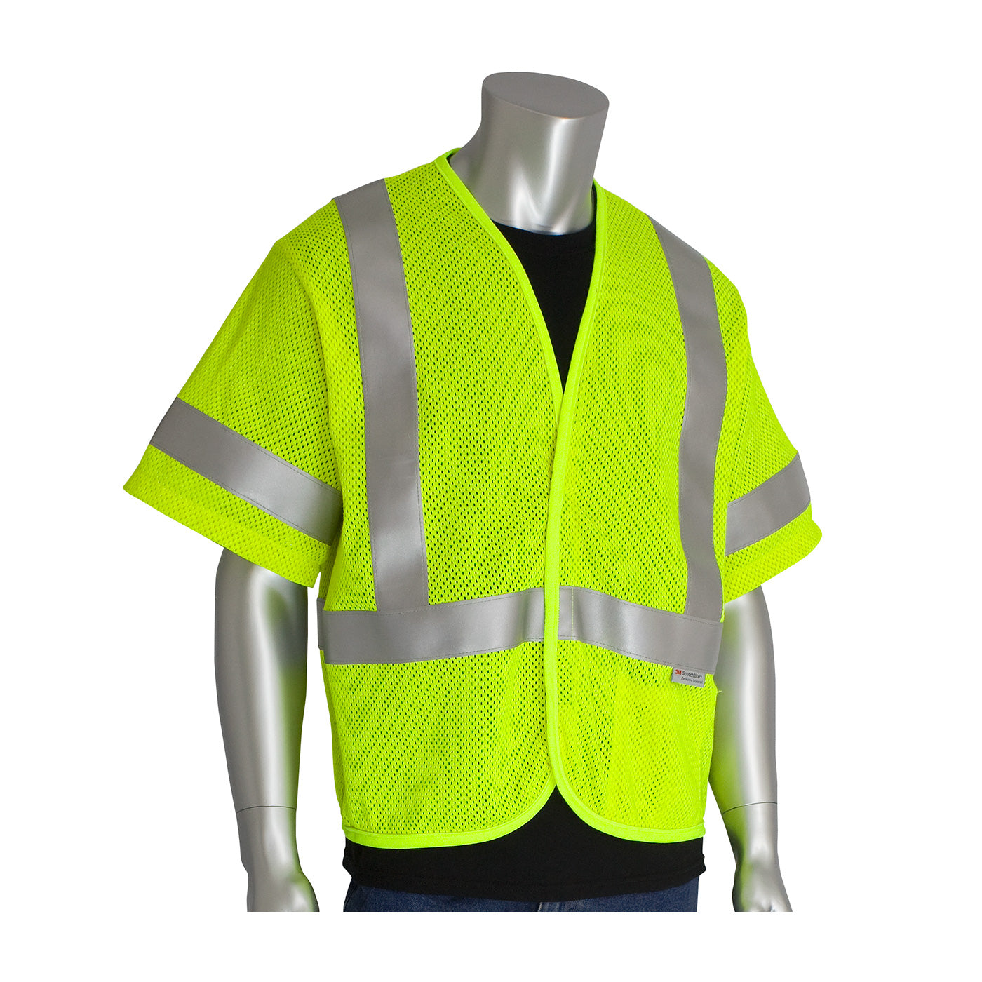 PIP 305-3100 FR Mesh Vest Modacrylic Arc Rated Hi-Vis Yellow