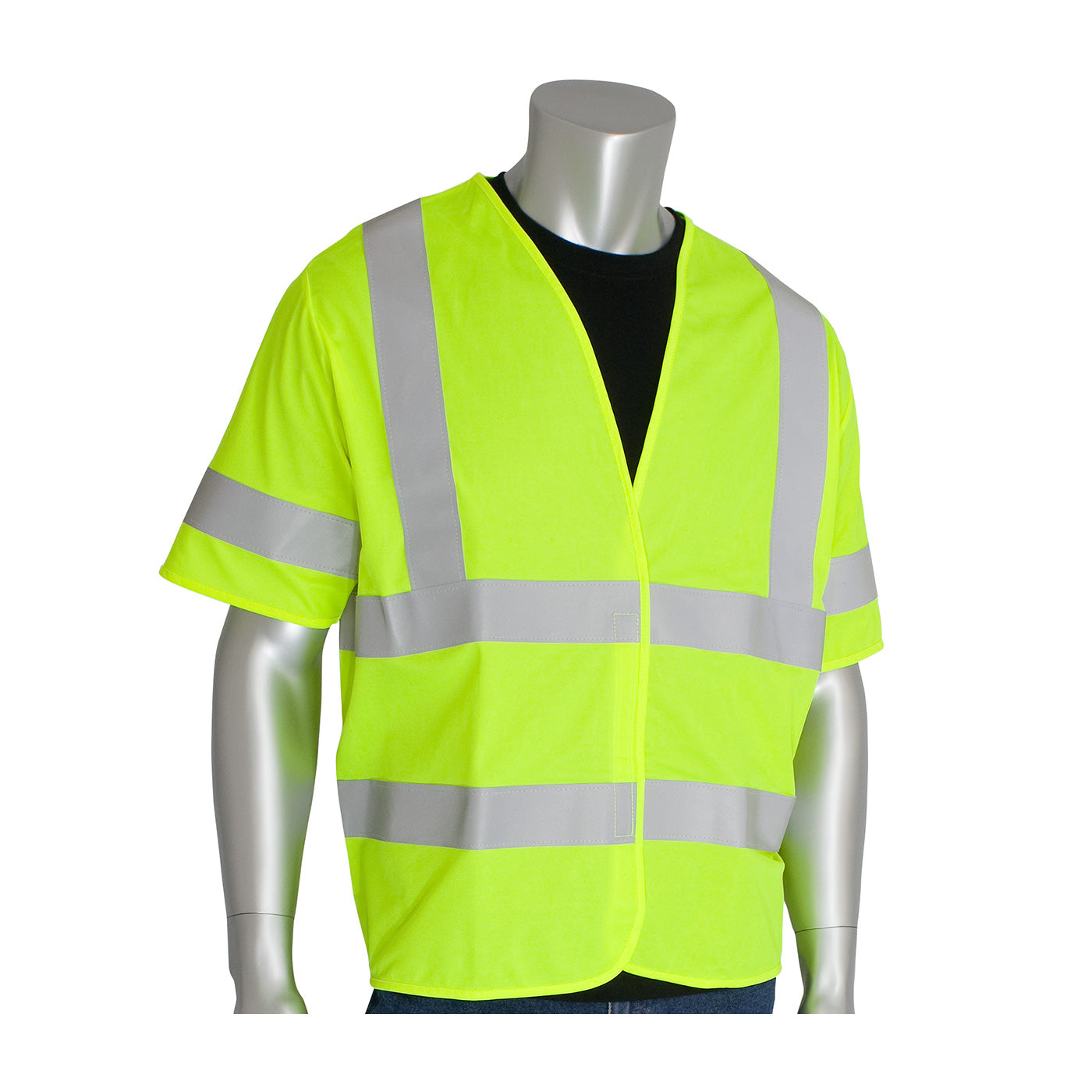 PIP 305-HSSVFR FR Treated Vest Polyester Reflective Hi-Vis Yellow