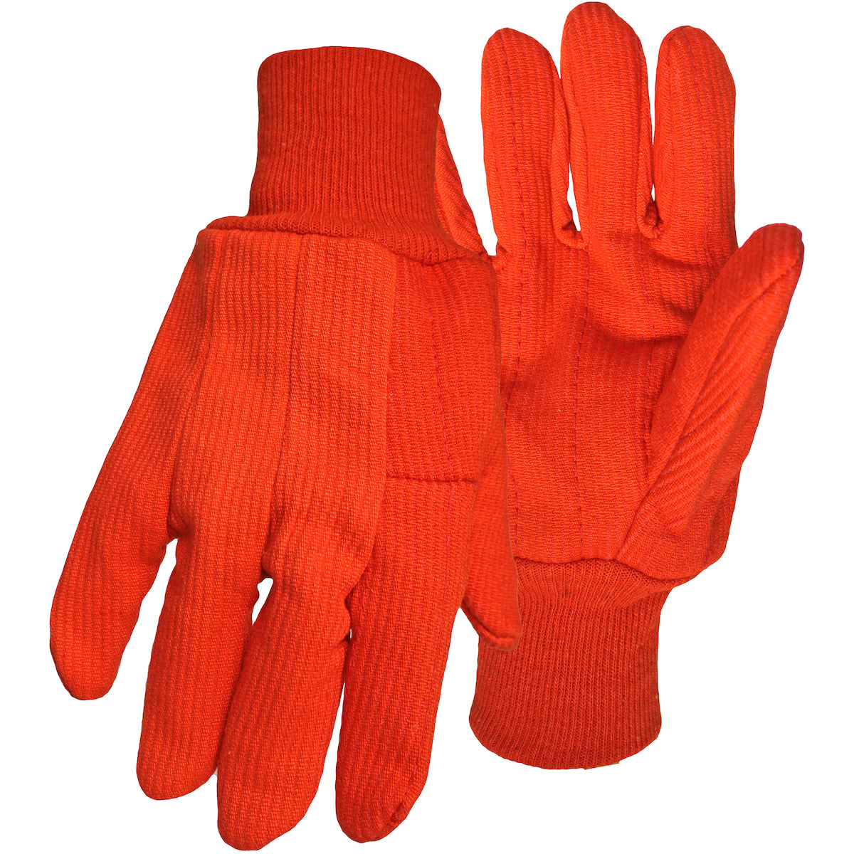 PIP 30PCF Fabric Work Gloves Hi-Vis Cotton Orange