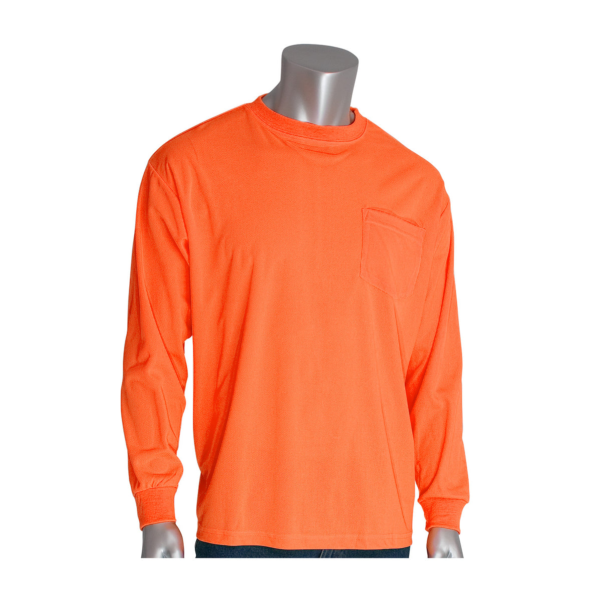 PIP 310-1100 Hi-Vis Safety Vest Polyester Durable Hi-Vis Orange