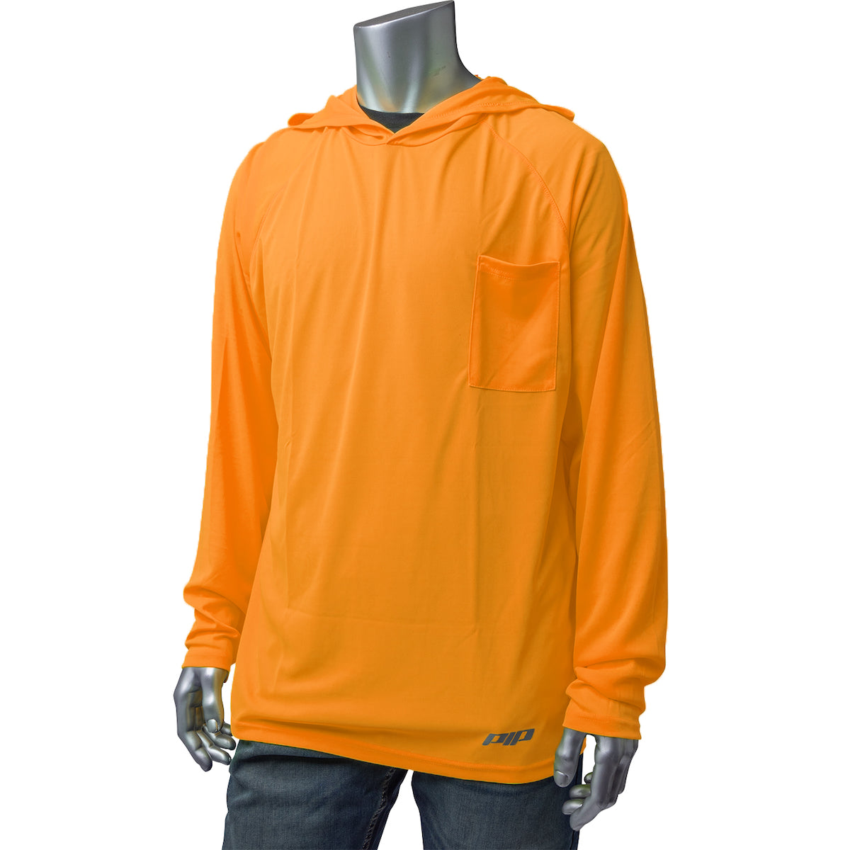 PIP 310-1320 Hi-Vis Safety Vest Quick-Dry Antimicrobial Hi-Vis Orange