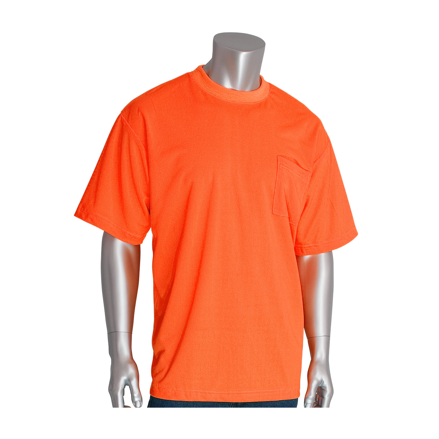 PIP 310-CNTSN Hi-Vis Safety T-Shirt Polyester Mesh Orange