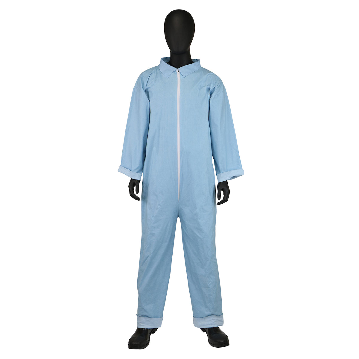 Posi-Wear 3100 Disposable Coverall Flame Resistant Blue