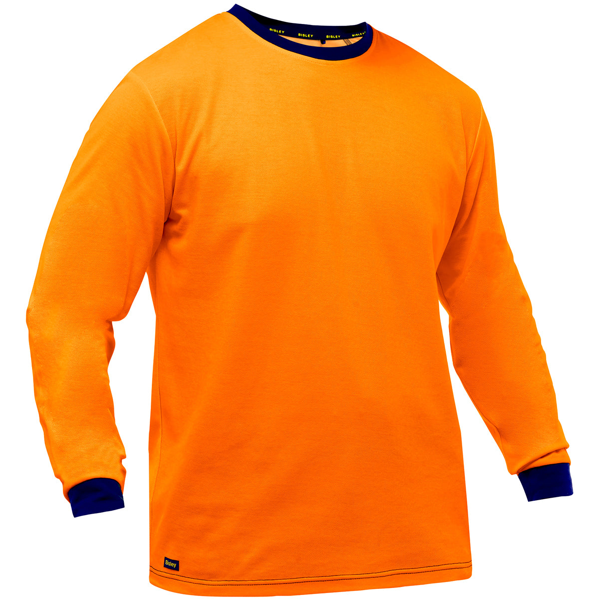 Bisley 310M6118 Hi-Vis Long Sleeve Shirt Antimicrobial Orange