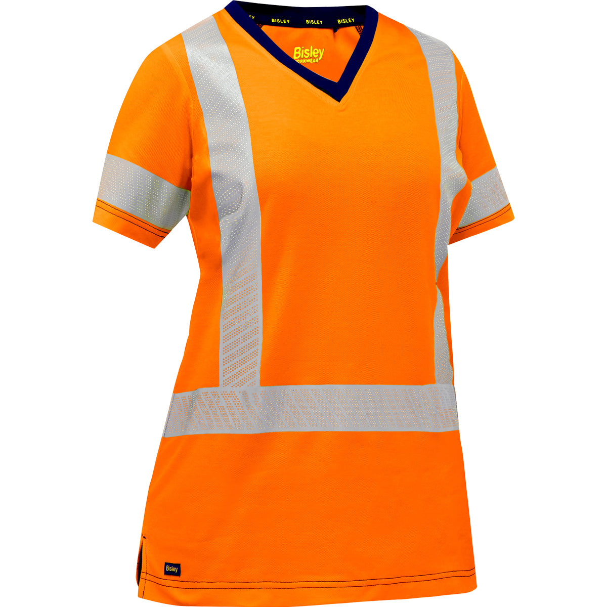 Bisley 313W1118H Hi-Vis T-Shirt UPF 50+ Hi-Vis Orange