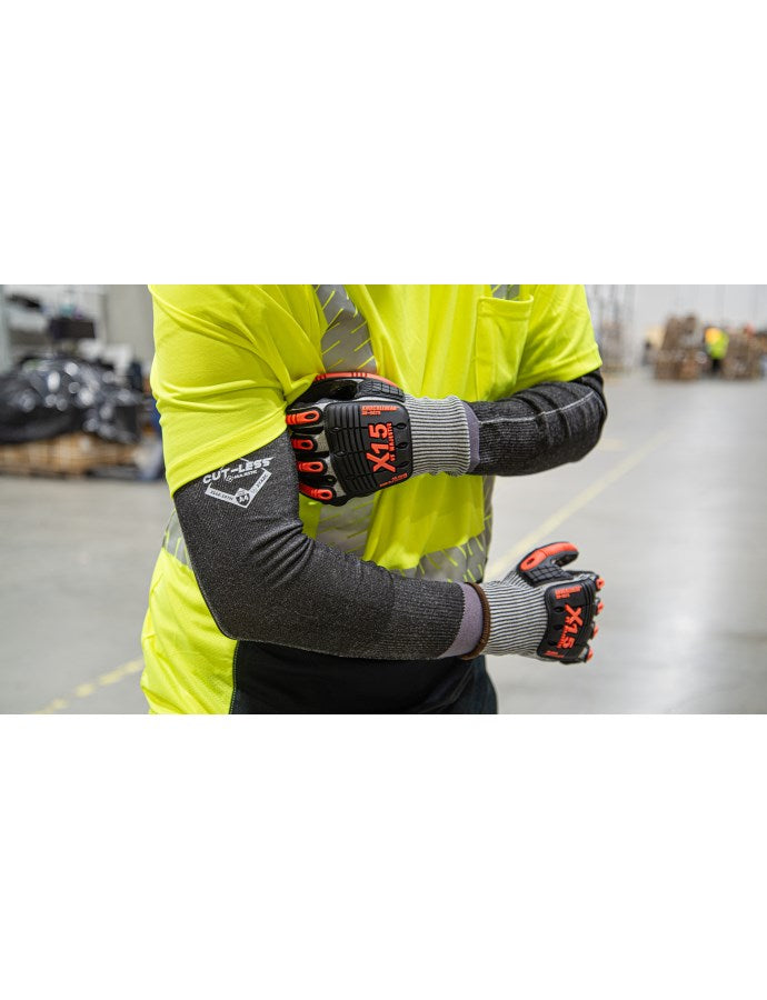 Cut-Less Korplex Cut Resistant Sleeves w/ Thumb Hole, ANSI A4