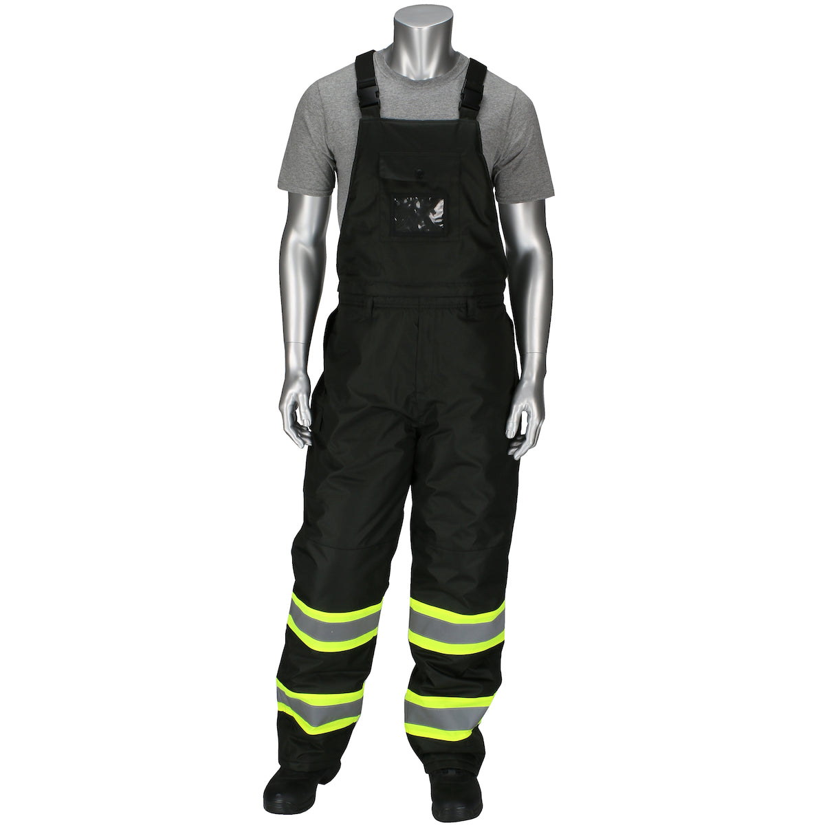 PIP 318-1780-BK Hi-Vis Insulated Bib Overalls Ripstop Black