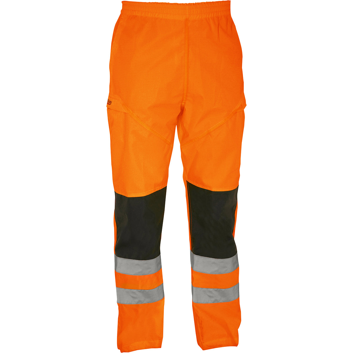 Bisley 318U6373T Hi-Vis Waterproof Pants Polyester Ripstop Hi-Vis Orange
