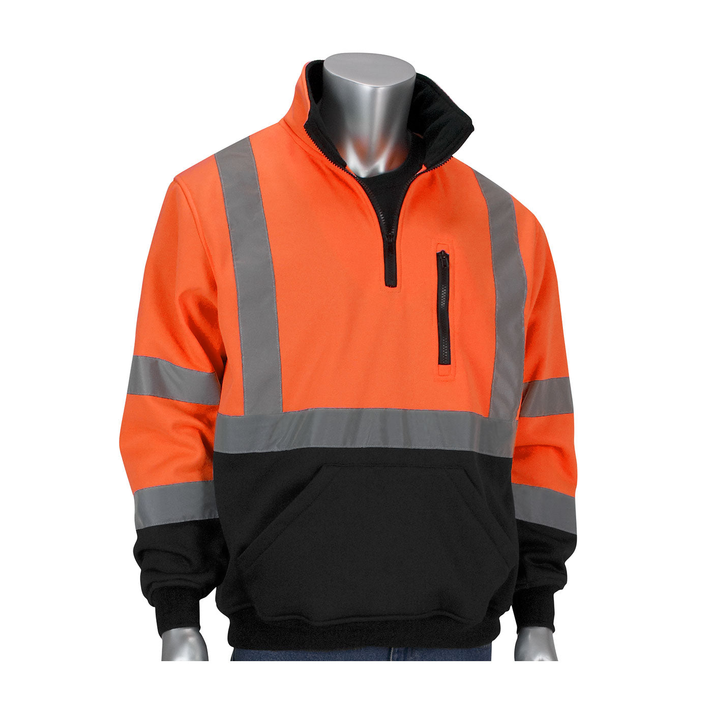 PIP 323-1330B Hi-Vis Insulated Sweatshirt Orange