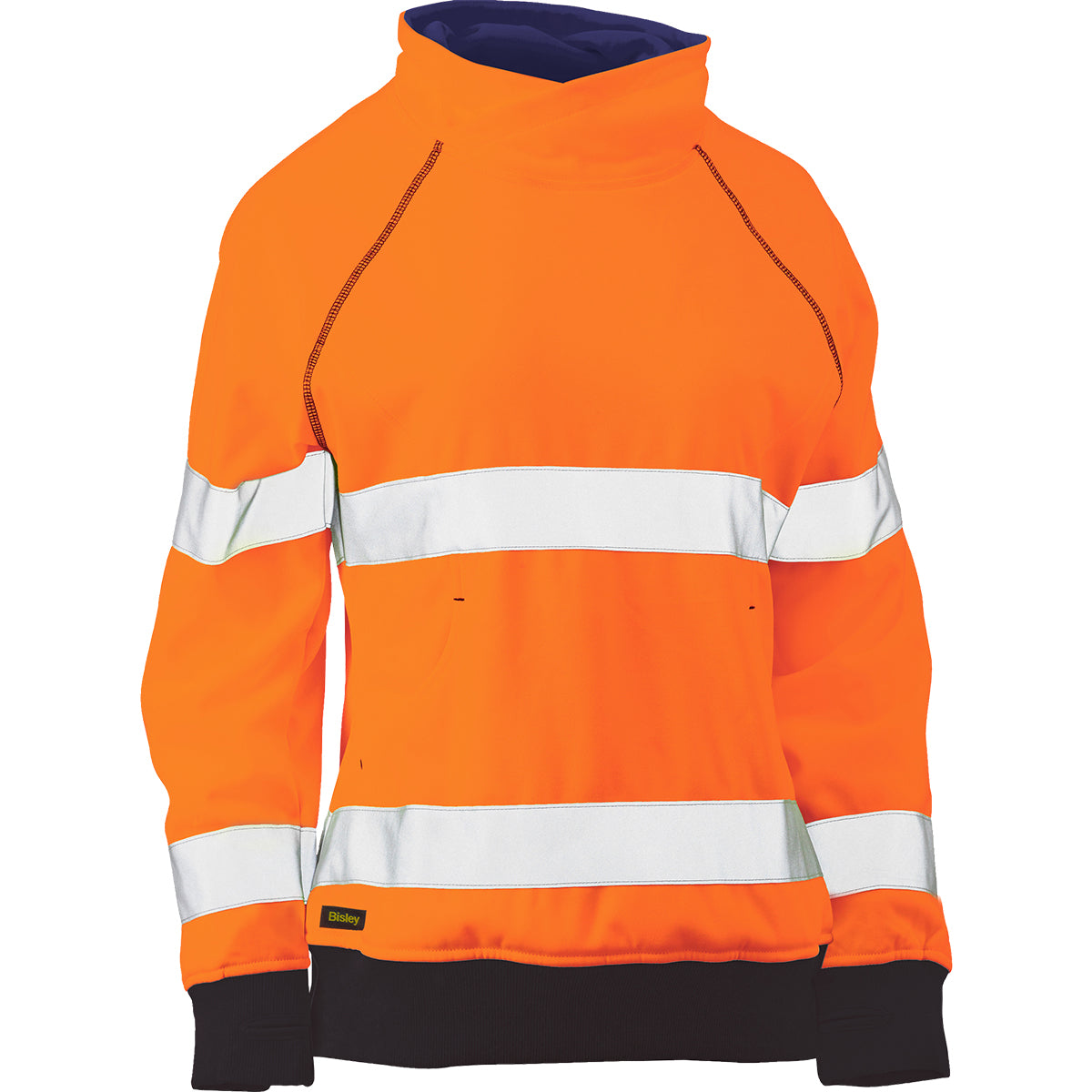 Bisley 323W6818T Women's Hi-Vis Cold Gear Fleece Pullover Orange