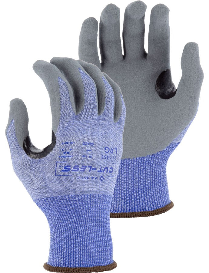 Cut-Less Korplex Glove with Foam Nitrile Palm, ANSI A4 ( 1 Pair )