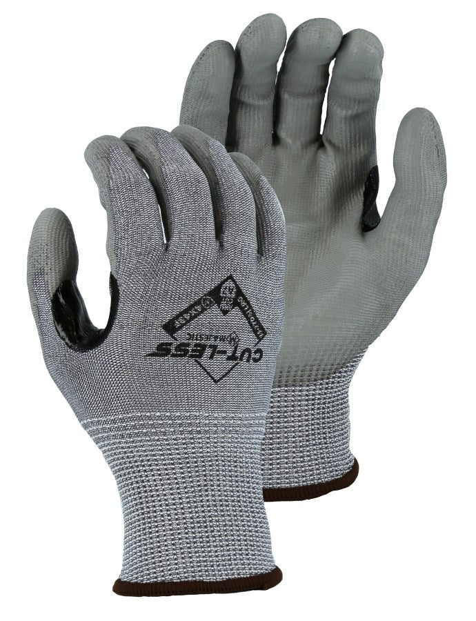 Cut-Less Korplex Glove with Polyurethane Palm, 13g, ANSI A7 -  12 Pairs