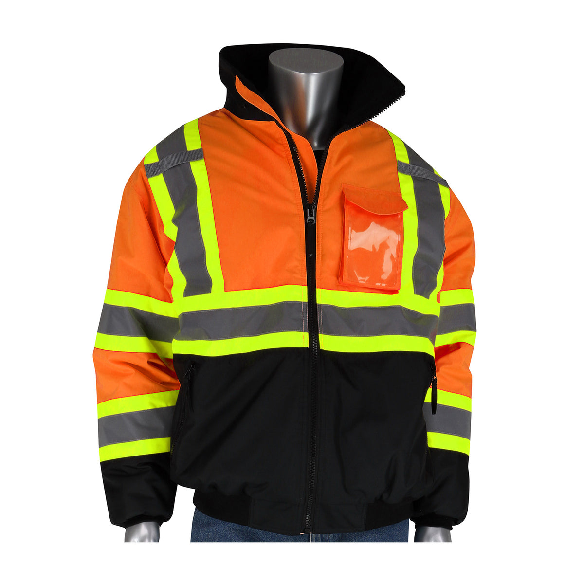 PIP 333-1745 Bomber Jacket Hi-Vis Waterproof Orange