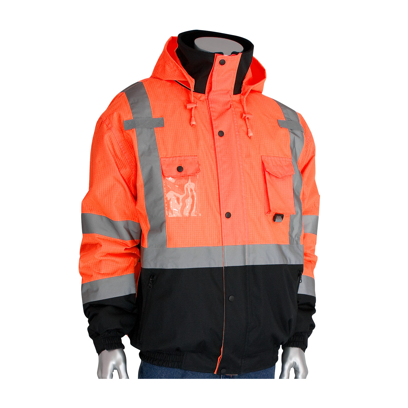 PIP 333-1770 Rip Stop Bomber Jacket Hi-Vis Fleece Liner Orange