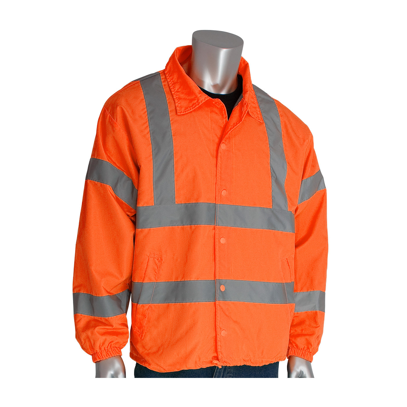 PIP 333-WB Hi-Vis Wind Breaker Lightweight Polyester Hi-Vis Orange