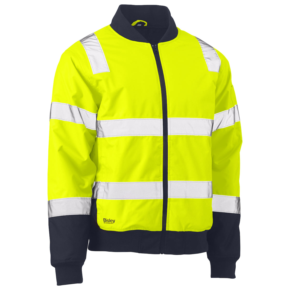 Bisley 333M6730T Hi-Vis Bomber Jacket Padded Yellow