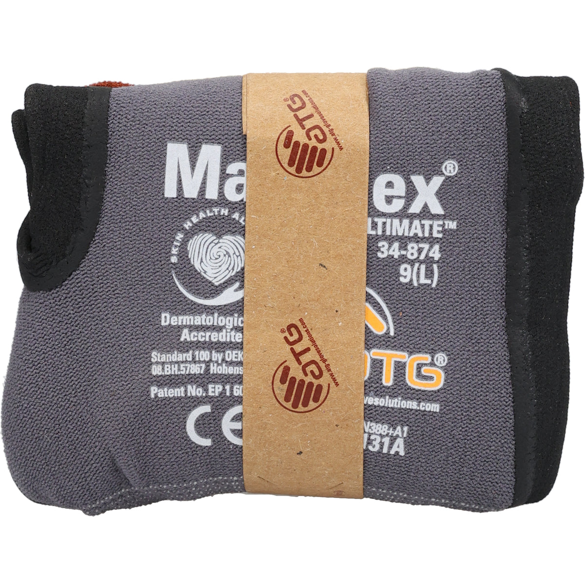 ATG 34-874V Coated Work Gloves Nylon Nitrile Gray