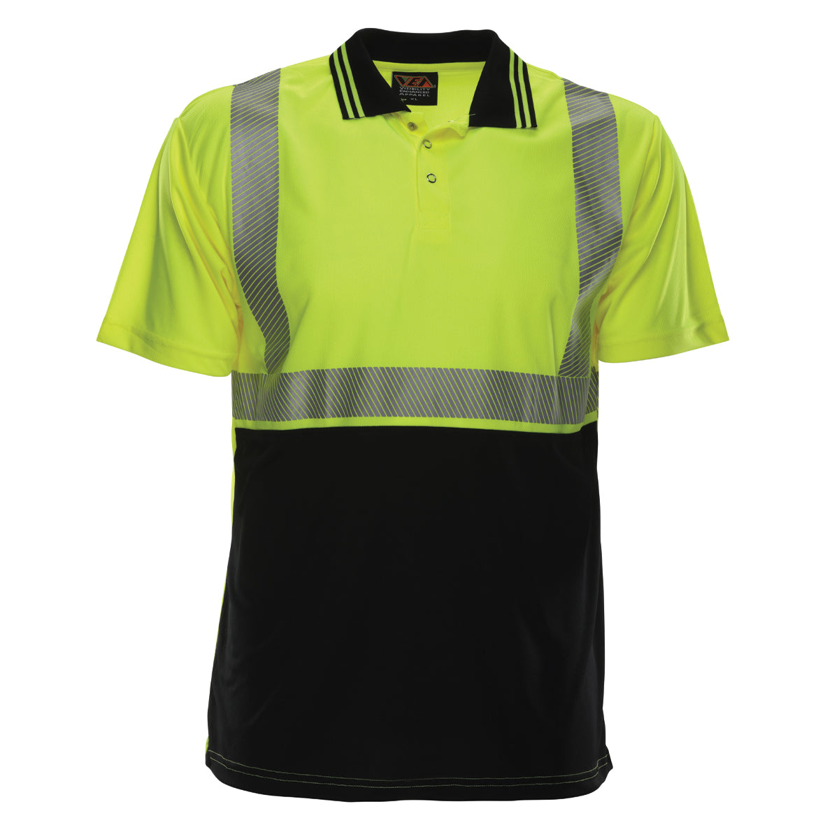 Reflective Apparel 342CT Hi-Vis Safety Vest Polyester Yellow/Black