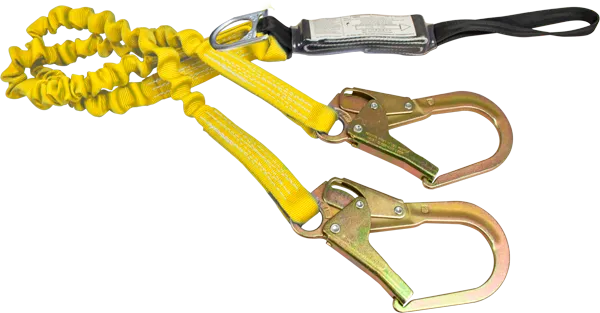 French Creek 344ASZ-YLW-EXT Shock Absorbing Lanyard