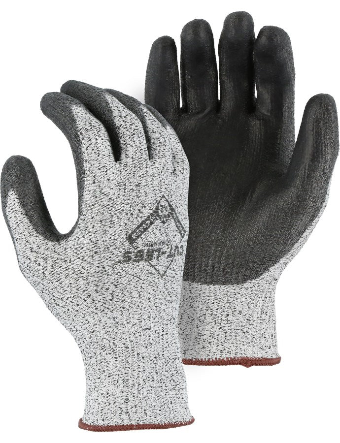 Cut-Less Korplex Glove with Polyurethane Palm, 13g, ANSI A2 - 1 Pair