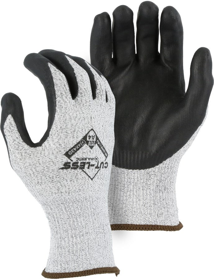 Cut-Less Korplex Glove with Foam Nitrile Palm, 13g, ANSI A4 - 1 Pair