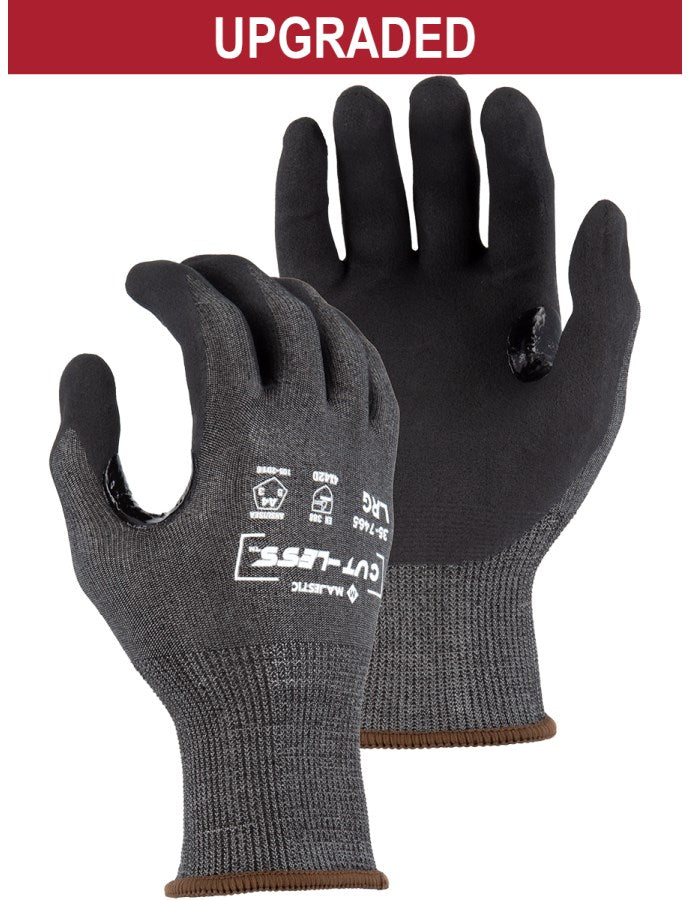 Cut-Less Korplex Glove with Foam Nitrile Palm, 18g, ANSI A4 - 12 Pairs