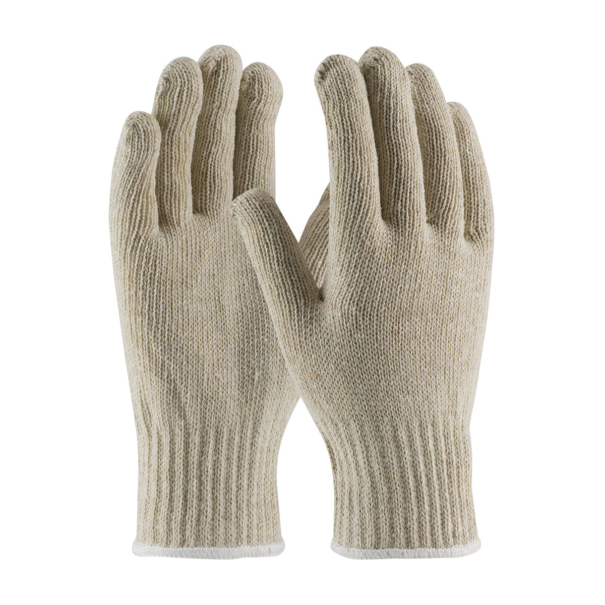 PIP 35-C410 Seamless Knit Gloves Cotton/Polyester Heavy Weight Natural