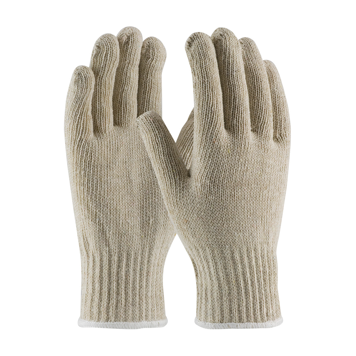 PIP 35-C410 Seamless Knit Gloves Cotton/Polyester Heavy Weight Natural