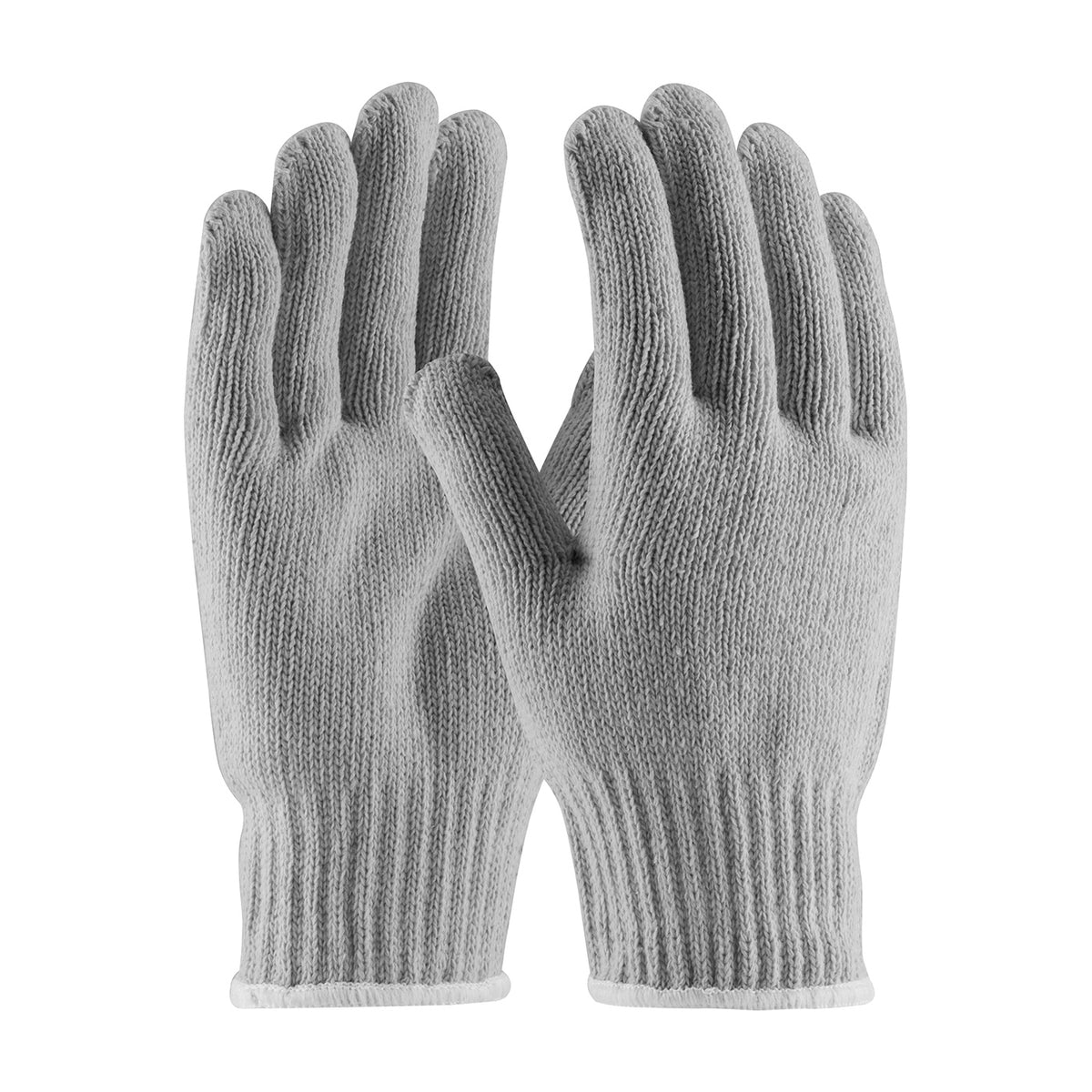 PIP 35-G410 Seamless Knit Gloves Cotton/Polyester Reversible Gray