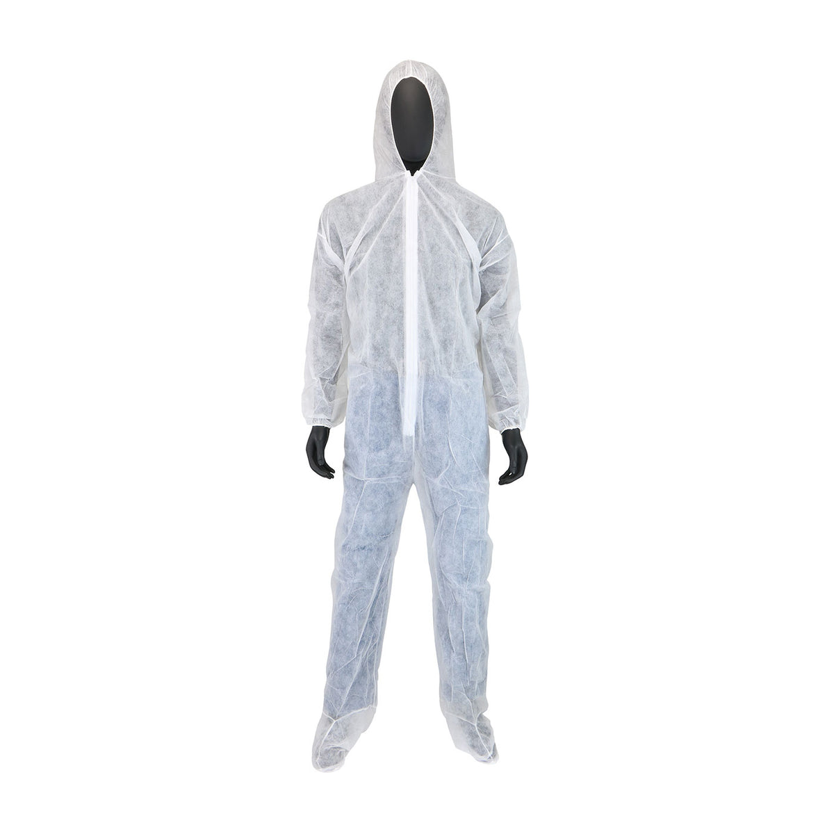 PIP 3509 Disposable Coverall Hood Boot Elastic Spunbound Polypropylene White