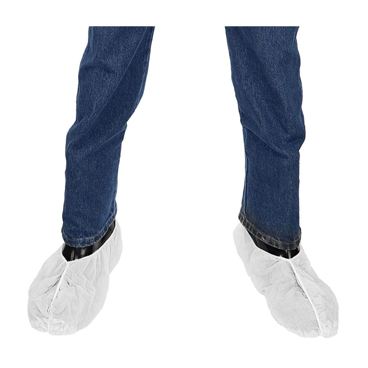 PIP 3518 Disposable Shoe Covers Spunbond Polypropylene White