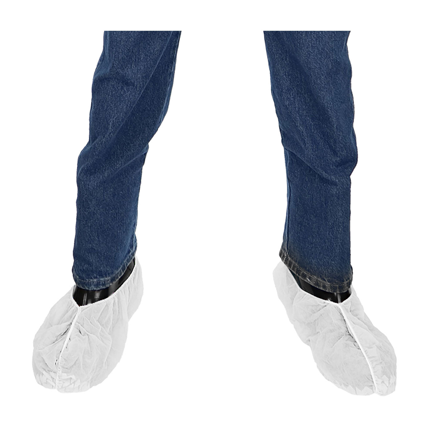 PIP 3518 Disposable Shoe Covers Spunbond Polypropylene White