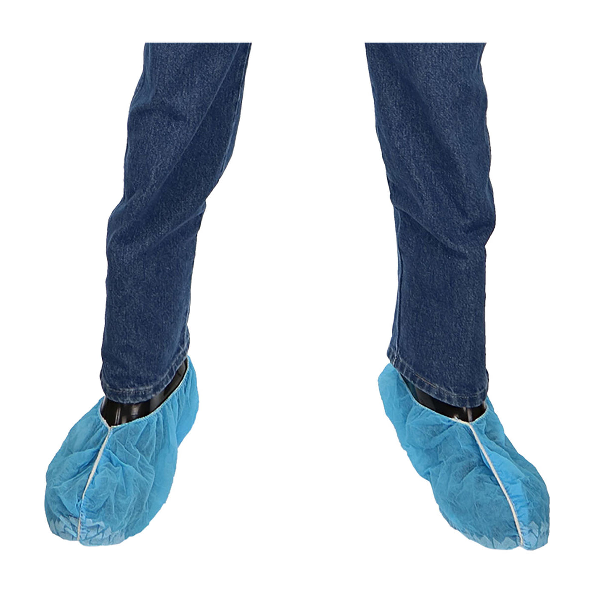 PIP 3518BNS Non-Skid Disposable Shoe Covers Spunbond Polypropylene Blue