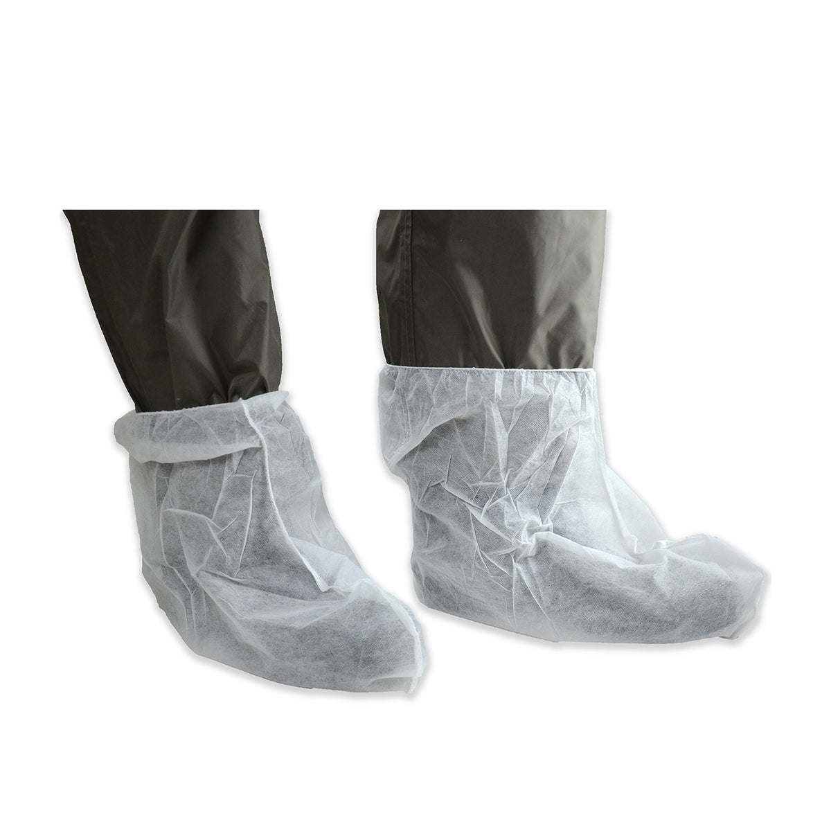 PIP 3519 Disposable Boot Covers Spunbond Polypropylene White