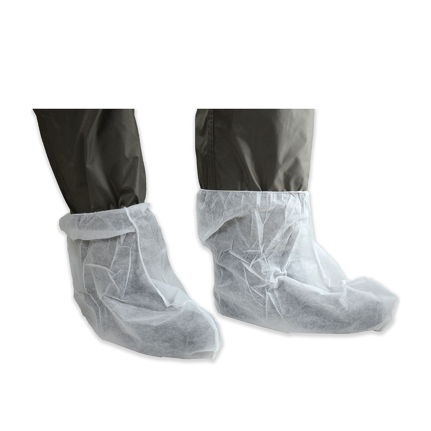 PIP 3519 Disposable Boot Covers Spunbond Polypropylene White