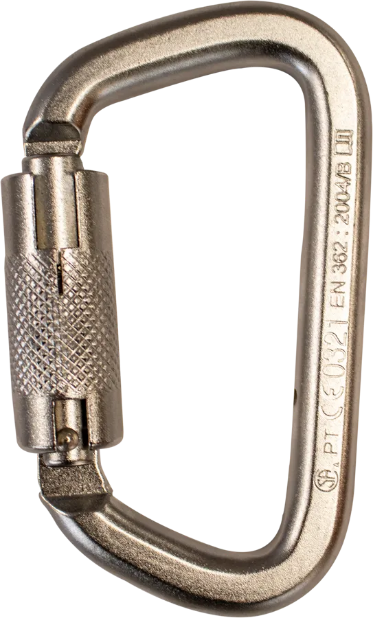 French Creek 354-4SS Stainless Steel Twist-Lock Carabiner