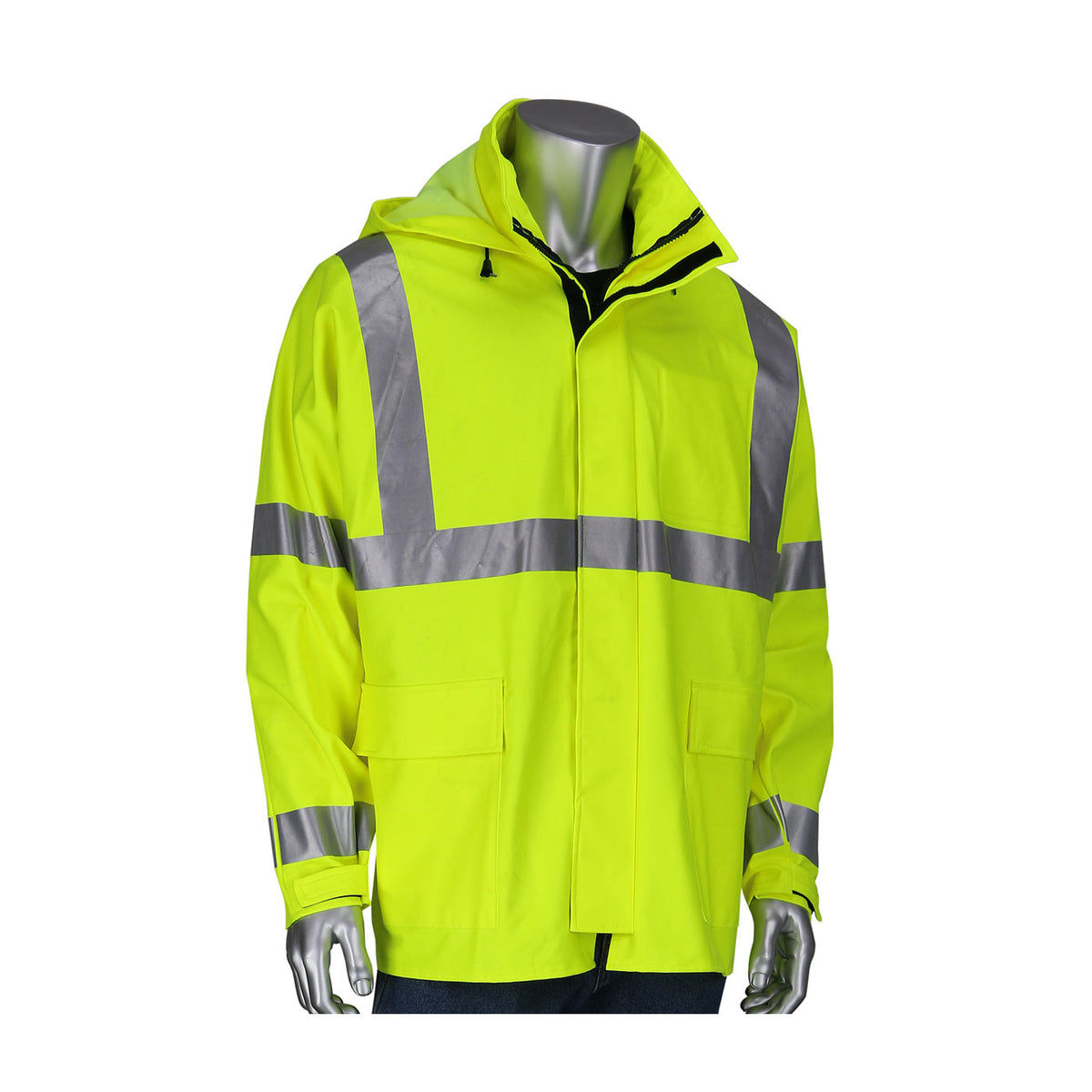 PIP 355-2500AR AR/FR Rainwear Jacket Hi-Vis Yellow