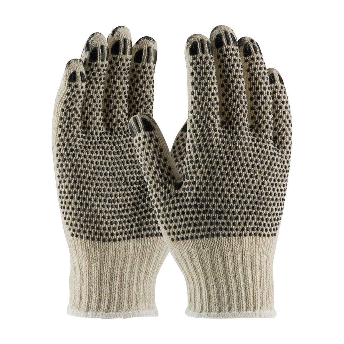 PIP 36-C330PDD Double-Sided Coated Work Gloves Cotton/Polyester Natural