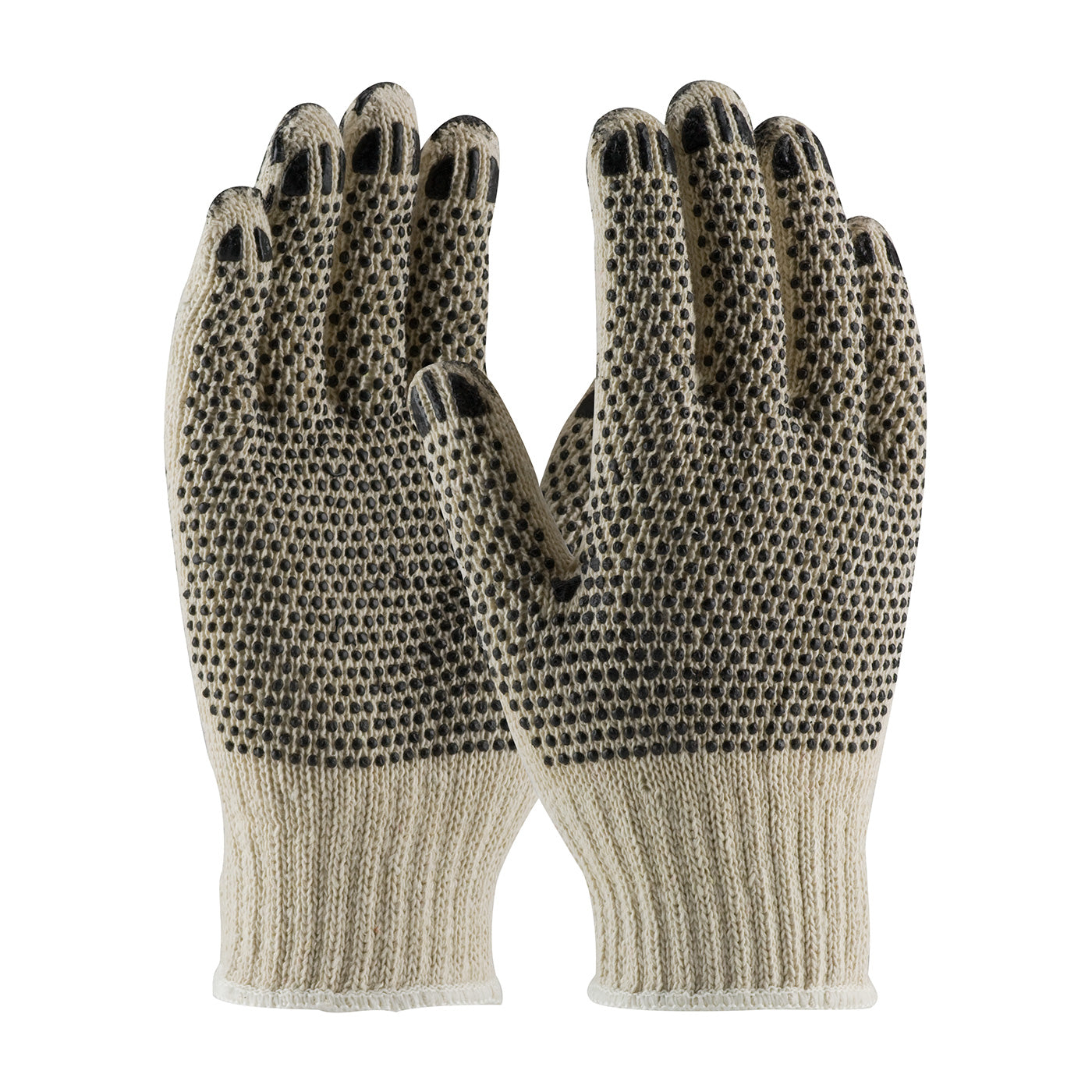 PIP 36-C330PDD Double-Sided Coated Work Gloves Cotton/Polyester Natural