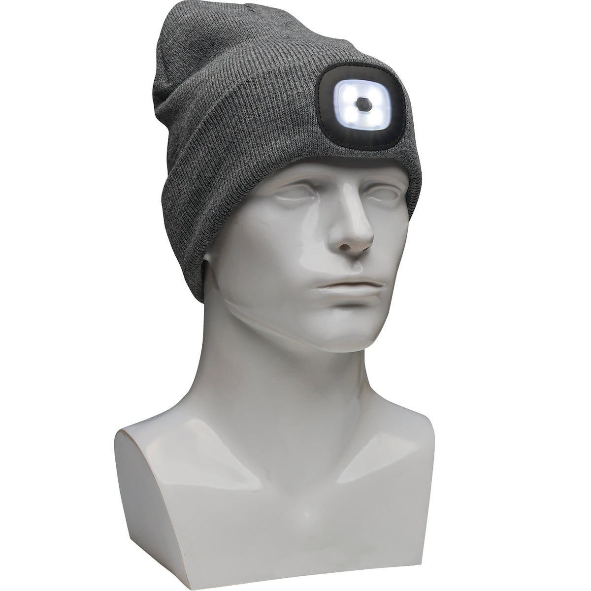 PIP 360-LED Winter Beanie Cap Acrylic LED Light Gray