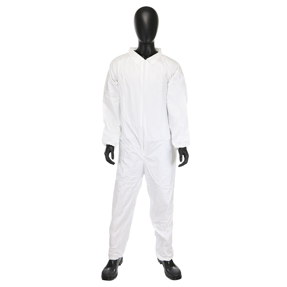 PIP 3652 Disposable Coverall Microporous Elastic White