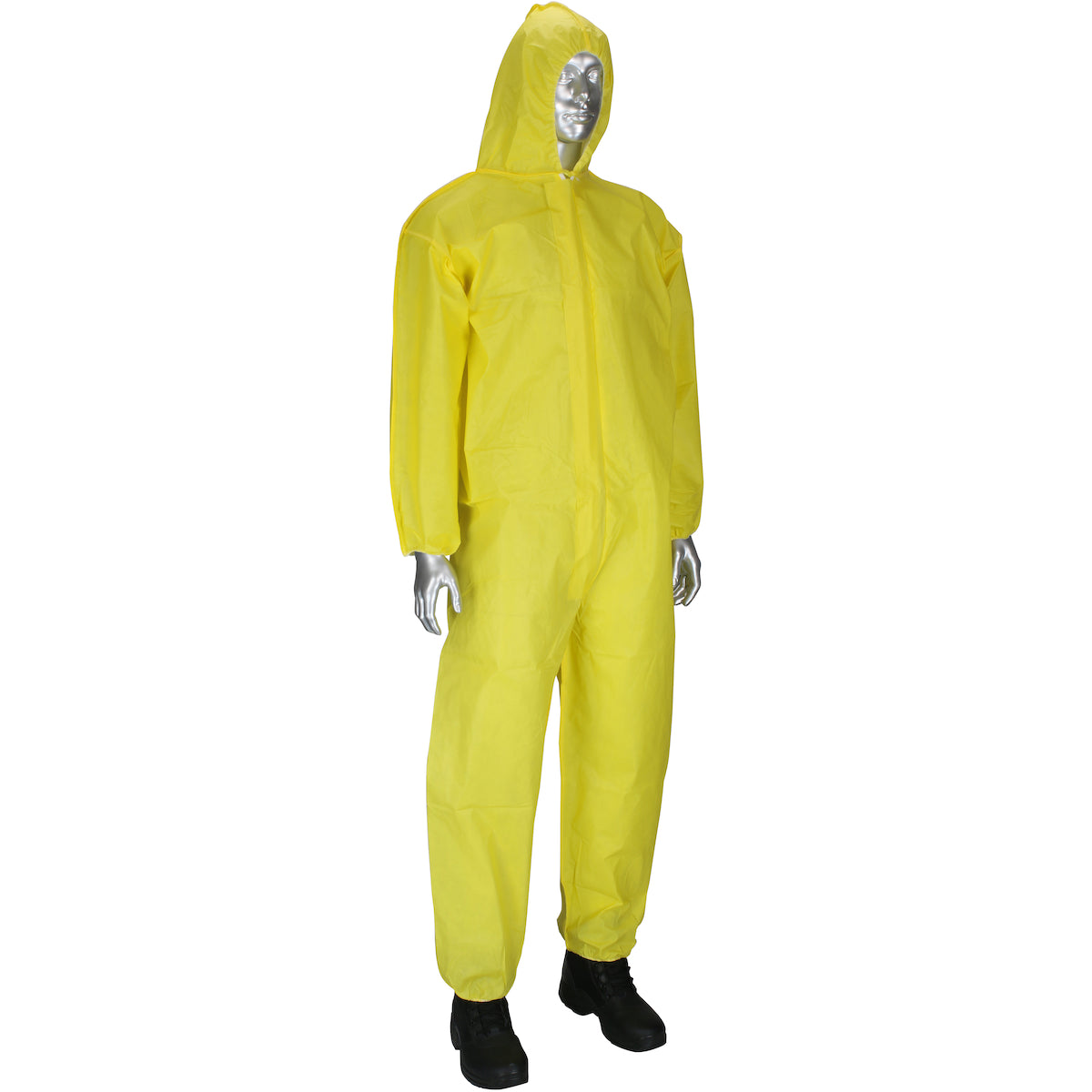 Posi-Wear 3678B Disposable Coverall PolySafe Chemical Resistant Yellow